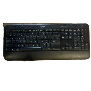 READlogitech wireless keyboard work USB plugged computer NO RECEIVER ONLY PARTS